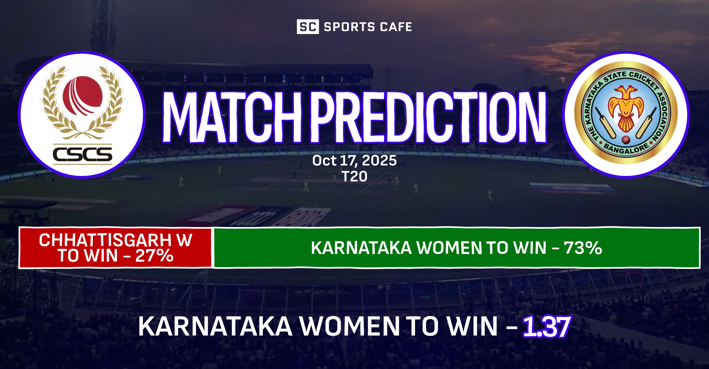 Chhattisgarh-W vs Karnataka-W